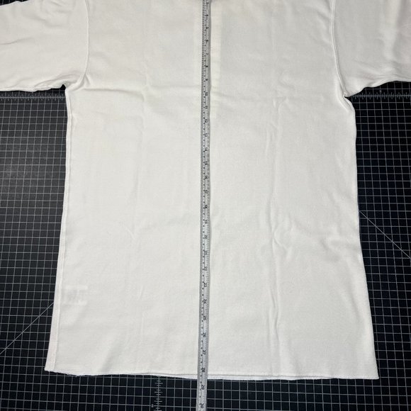 Real McCoy's UNION HENLEY UNDERSHIRT S/S White Size Large 42-44 - Picture 14 of 16